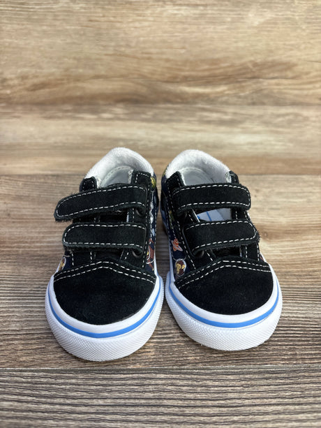 Vans Old Skool V Glow Cosmic Zoo Black sz 4c - Me n Mommy To Be