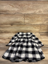 Old Navy Plaid Flannel Dress Black/White sz 5T - Me n Mommy To Be
