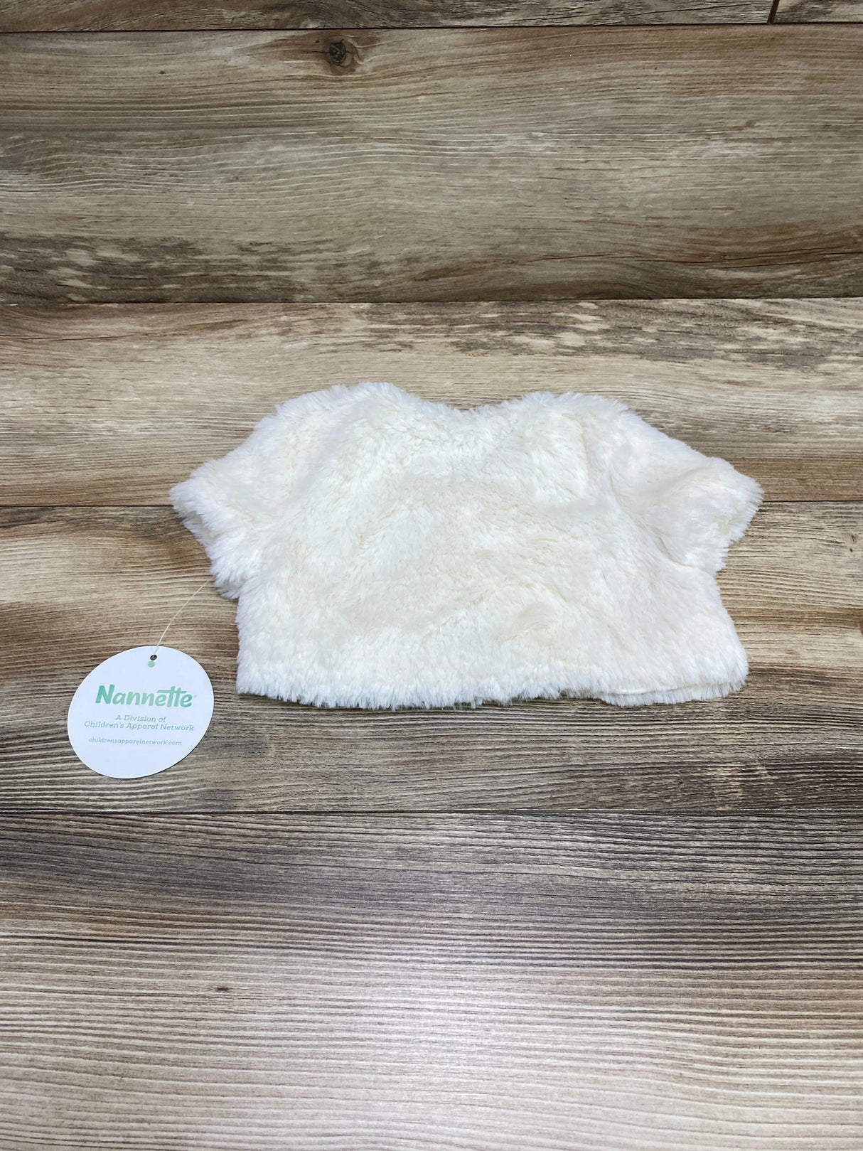 NEW Nannette Baby Shrug White sz 18m