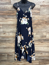 Shein Floral Maternity Dress Navy sz Medium