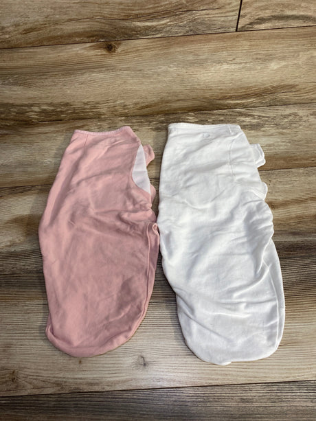 KeaBabies 2pk Swaddle Wraps White/Pink sz 0-3m - Me n Mommy To Be