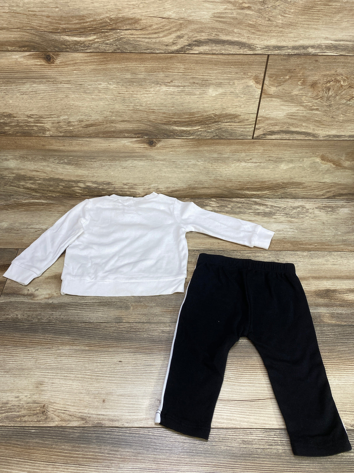 Celebrate 2pc My 1st New Year Shirt & Pants White sz 12m