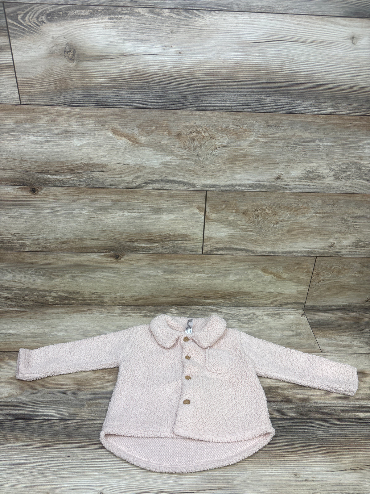 Modern Moments Sherpa Button-Up Jacket Beige sz 24m
