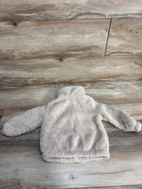 Just One You Fluffy Full Zip Jacket Beige sz 18m