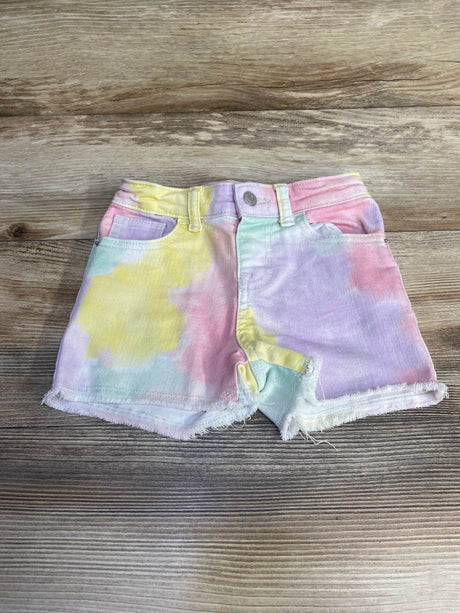 Cat & Jack Denim Tie-Dye Shorts Pink sz 4T - Me n Mommy To Be
