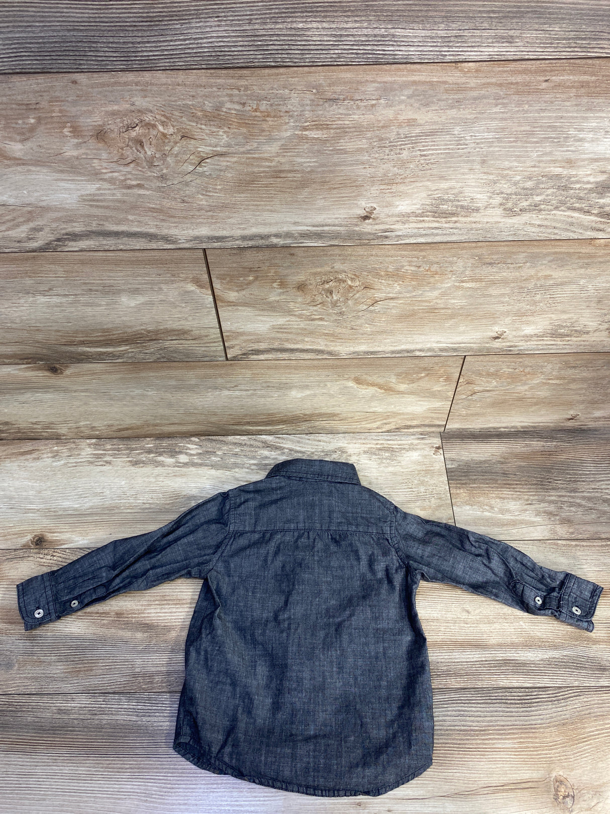 Wrangler Button Up Shirt Grey sz 3T