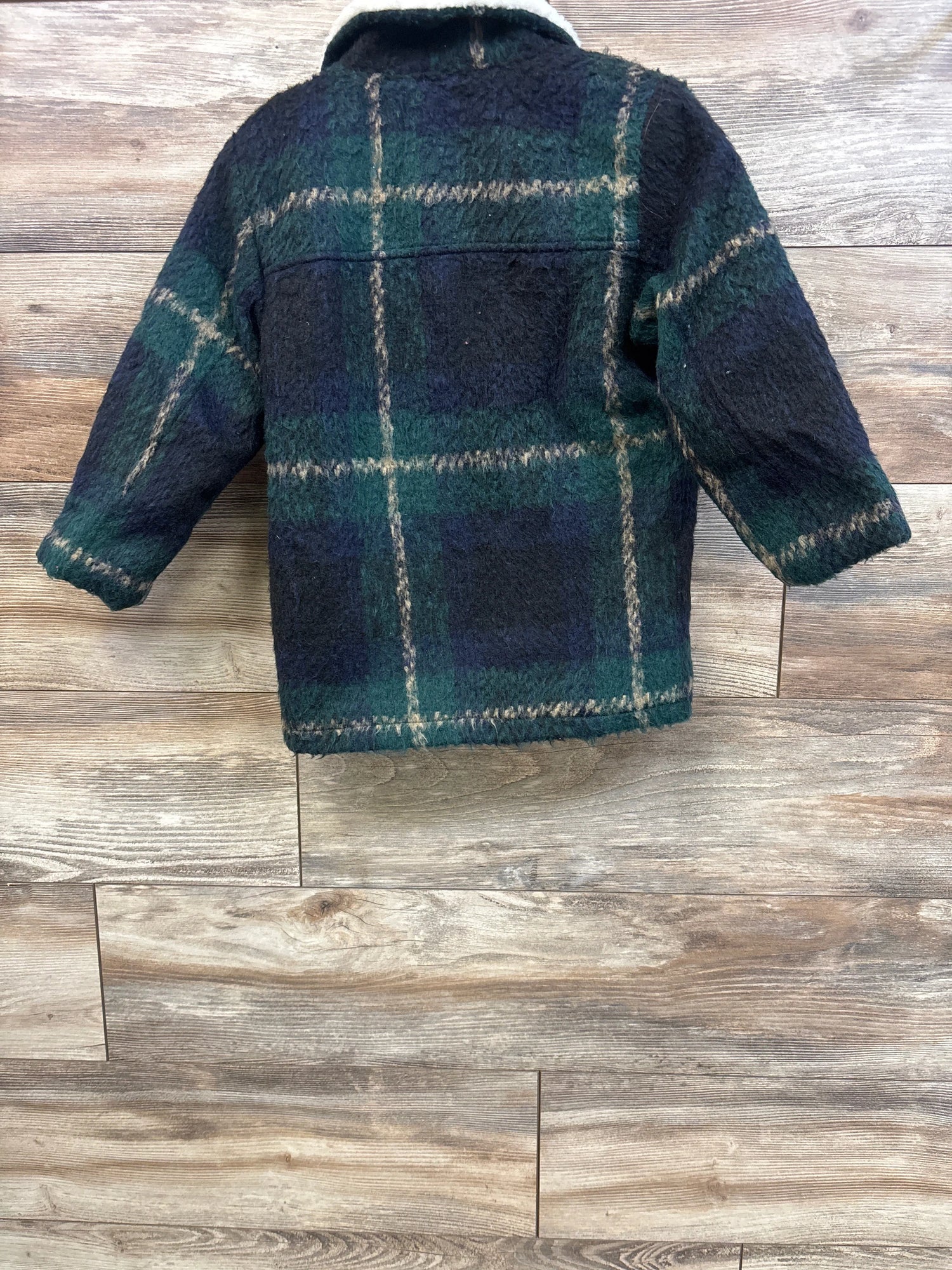 NEW Cotton On Kids Ranch Jacket in Green Plaid sz 3-4T