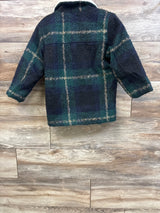 NEW Cotton On Kids Ranch Jacket in Green Plaid sz 3-4T