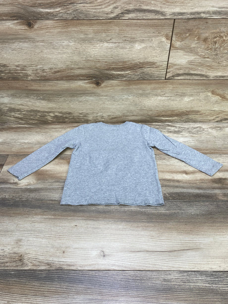 Oshkosh Be Merry Santa Shirt Grey sz 2T - Me n Mommy To Be