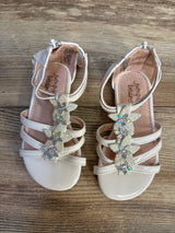 NEW Jumping Beans SO Tangelo Gladiator Sandals White sz 7c