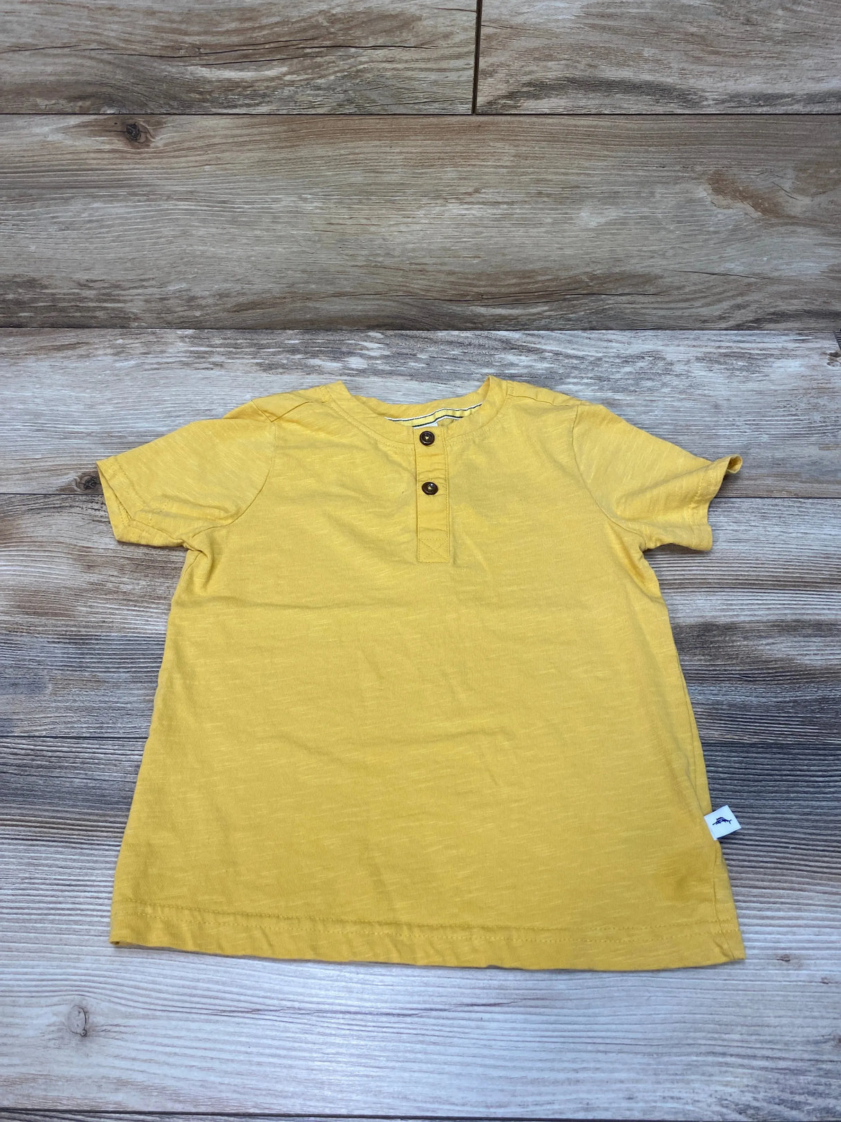 Tommy Bahama Henley Shirt Yellow sz 5T