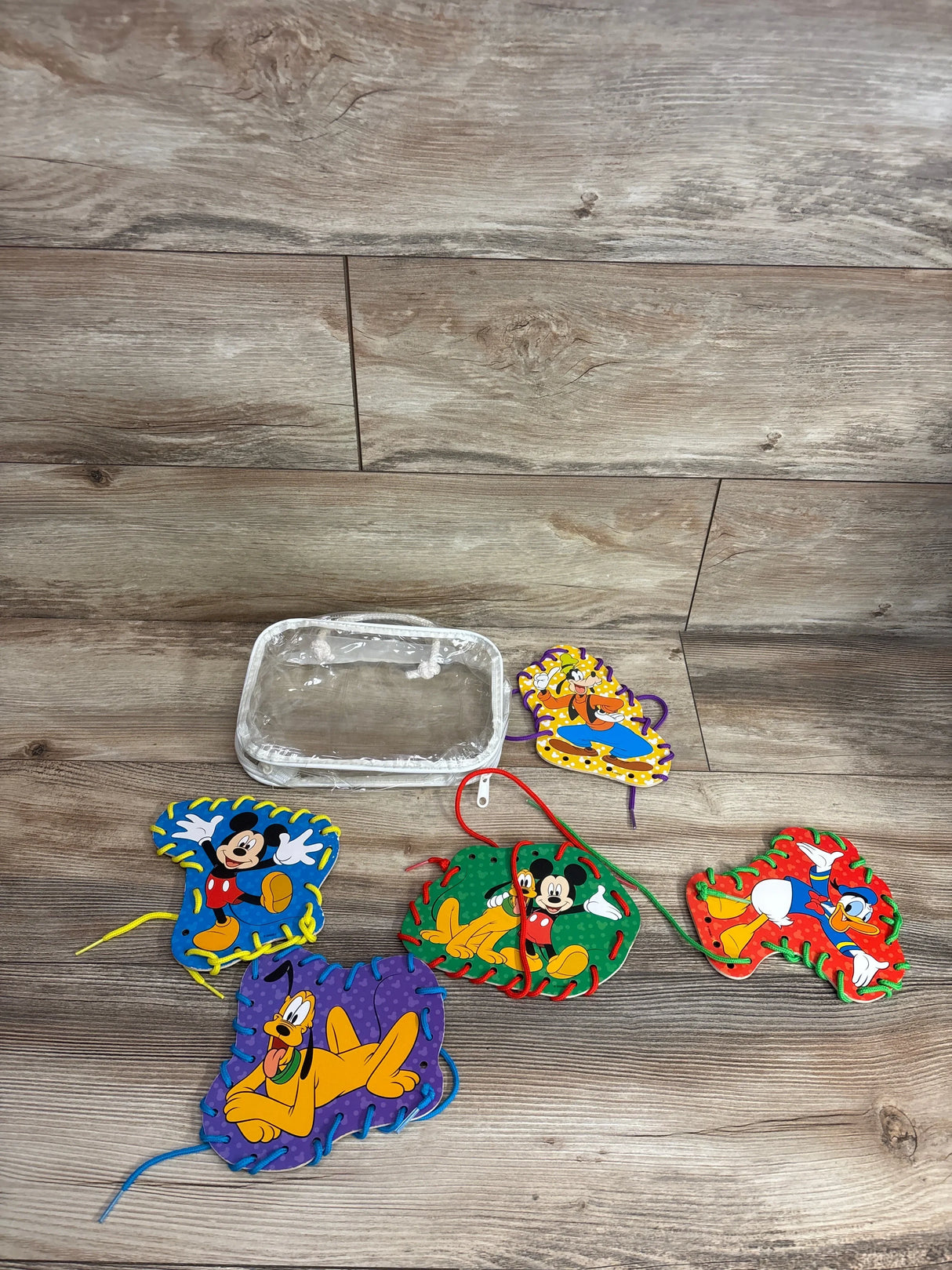 Melissa & Doug Mickey Mouse Club House Wooden Lacing Cards 5pk