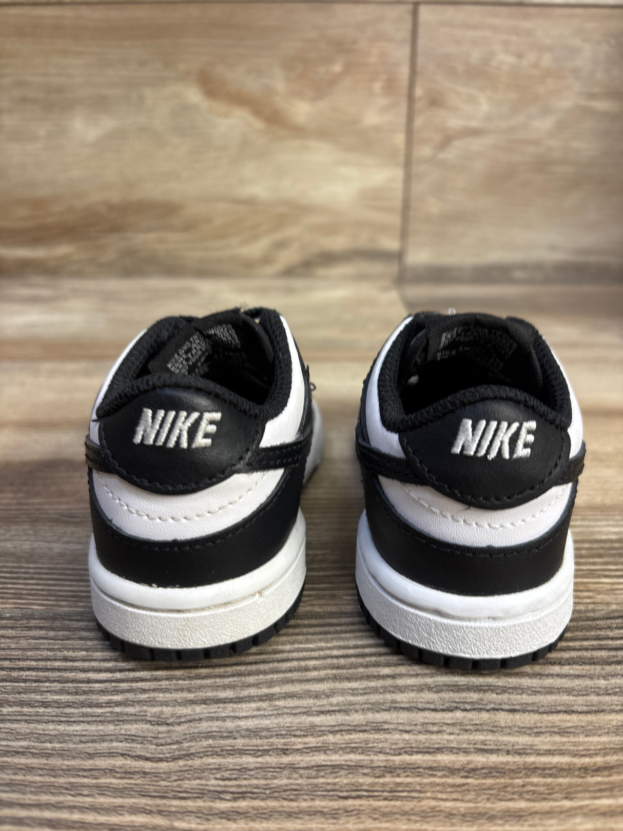Nike Dunk Low TD 'Black White' Sneakers sz 5c