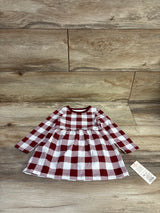 NEW Cat & Jack 2pc Long Sleeve Dress & Bloomers Set Red sz 12m