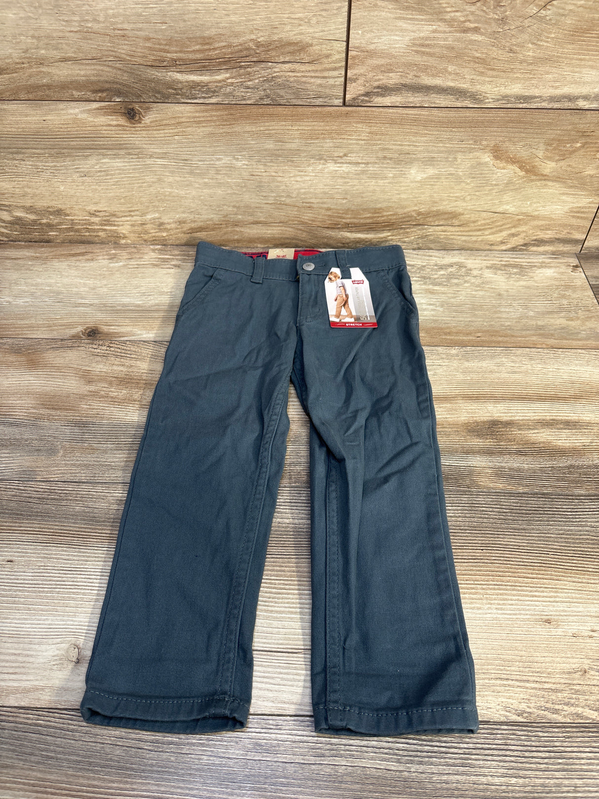 NEW Levi's 502 Regular Taper Chino Pants Grey sz 3T