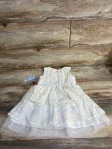 NEW Cat & Jack Lace Tiered Dress White sz 3T