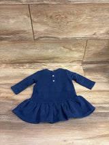 Ralph Lauren Polo Bear Fleece Dress Navy sz 3m