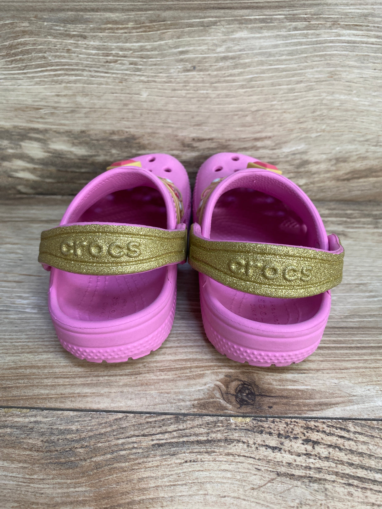 Crocs x Disney Princess Light-Up Classic Clogs Pink sz 7c