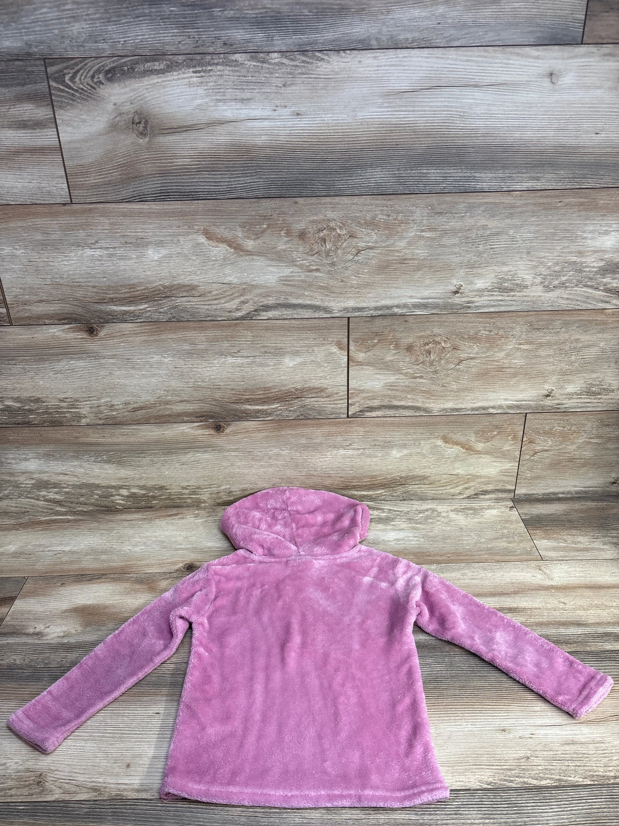 Hello Kitty Plush Pull Over Hooded Sweater Pink sz 5T