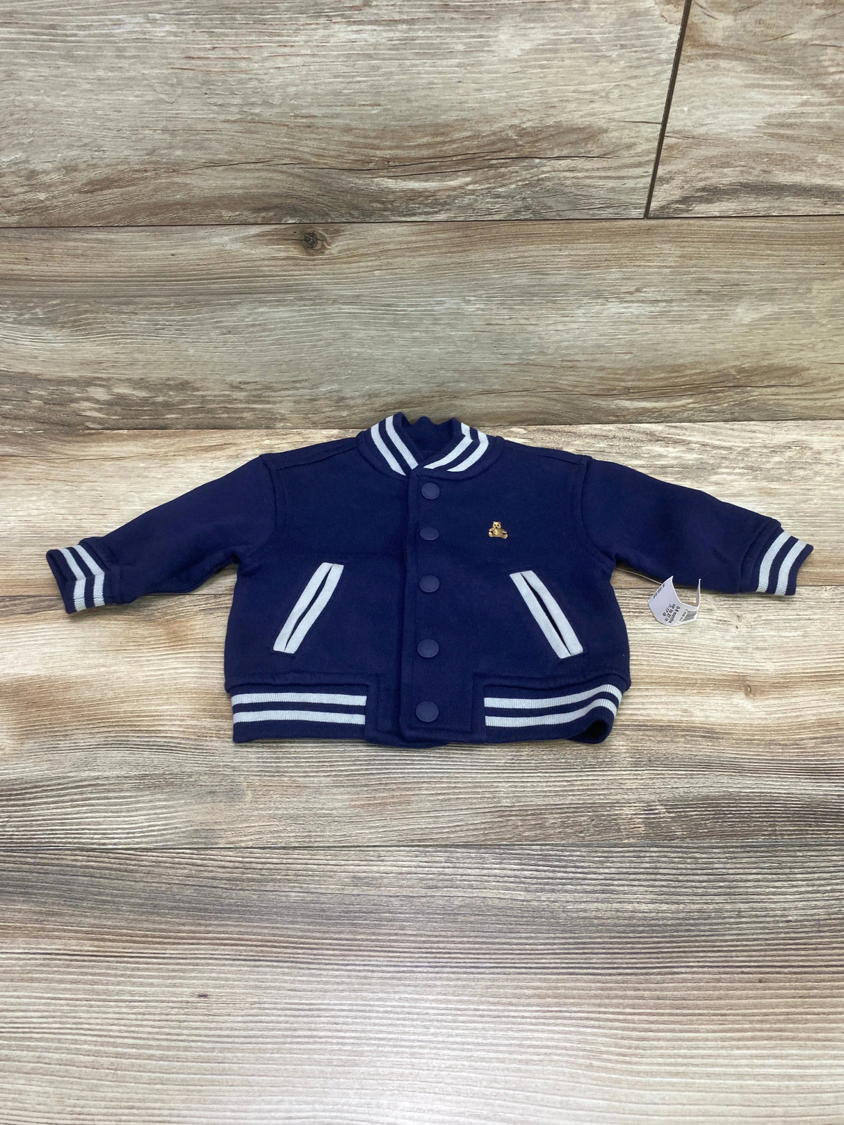 NEW Baby Gap Varsity Jacket Navy sz 0-6m