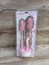 NEW Bop Bop Baby 8-in-1 Baby Bottle Cleaner Set Pink