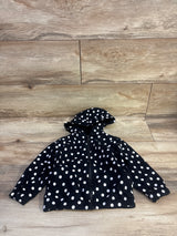 Old Navy Full Zip Polka Dot Jacket Black sz 2T