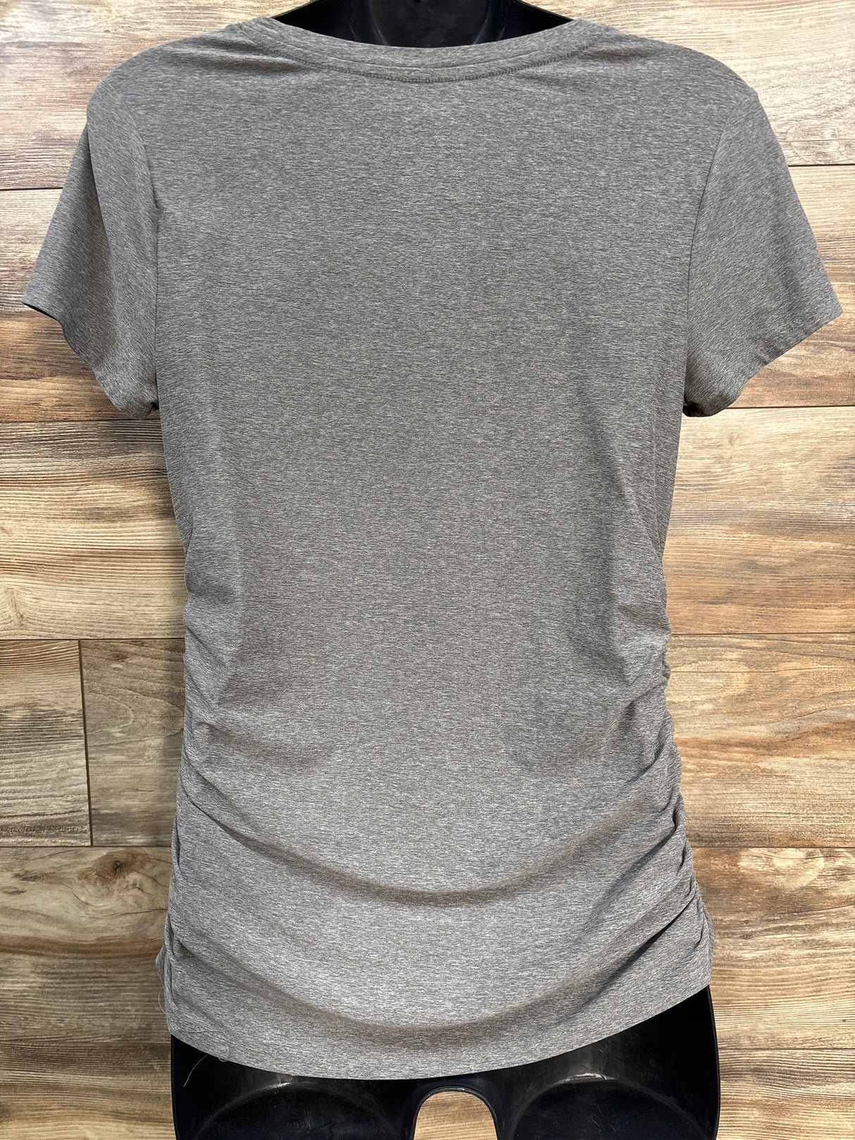Time & Tru Eat Sleep Grow Repeat Maternity Shirt Grey sz Small
