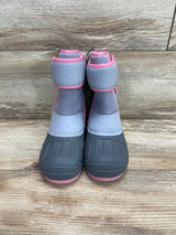 NEW Cat & Jack Girls' Grey Lenny Winter Snow Boots sz 12c