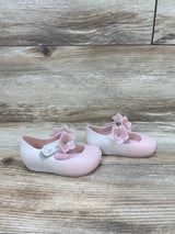 Mini Melissa Jelly Ultragirl Flowers Mary Jane Flats Pink sz 2c