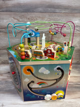 Battat CurioCity 7-Sided Wooden Activity Cube