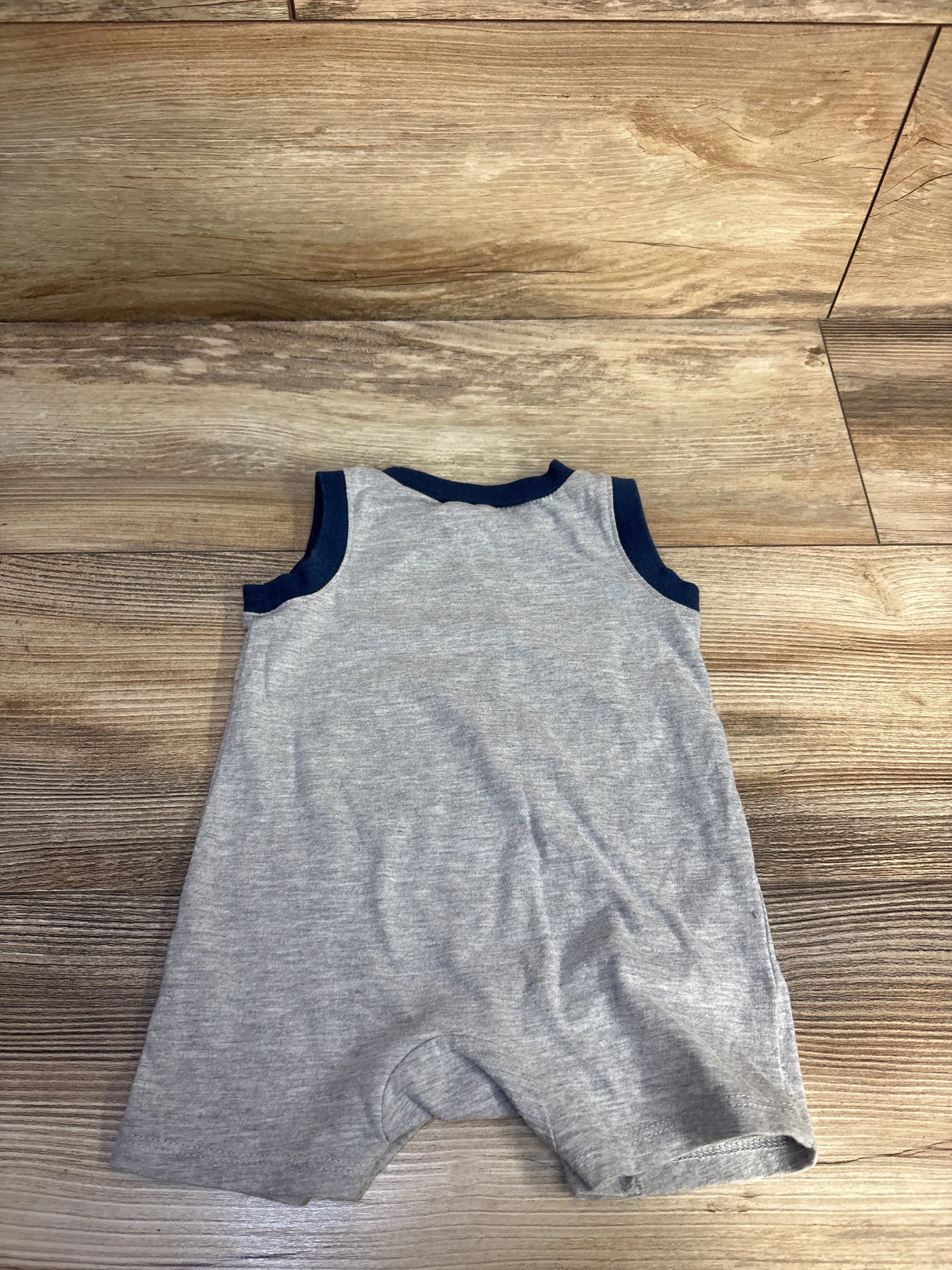Chick Pea Safari Pals Shortie Romper Grey sz 3-6m