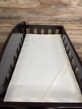 Delta Children Wilmington Changing Table with Pad in Dark Chocolate
