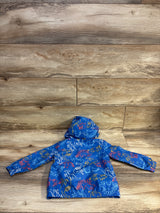 NEW Cat & Jack Dinosaur Windbreaker Jacket Blue sz 2T