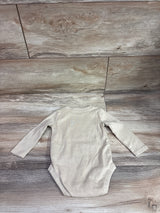 Wonder Nation Kickin' It With Dad Long Sleeve Bodysuit Tan sz 3-6m