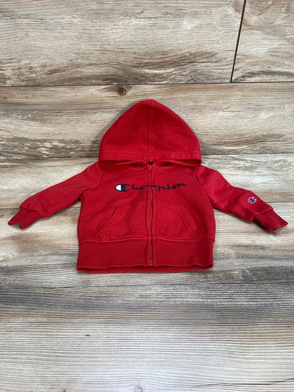 Champion Full Zip Hoodie Red sz 18m