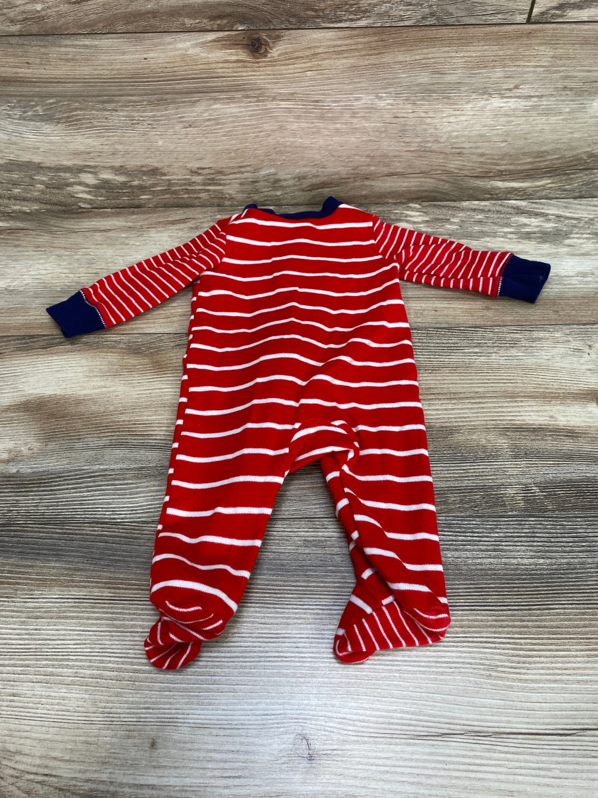 Carter's Striped Little Brother Sleeper Red sz 3m