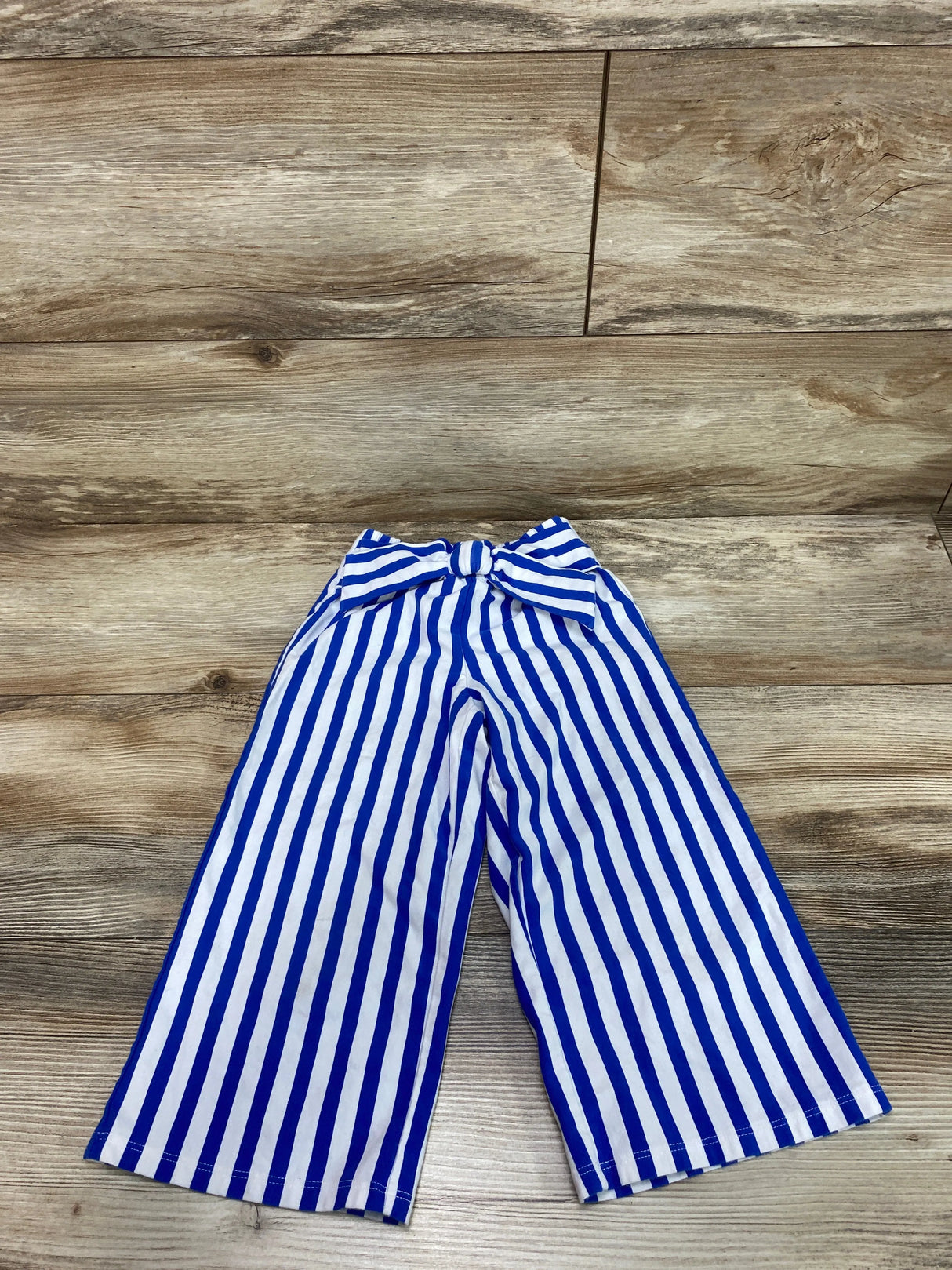 Janie & Jack Striped Wide-Leg Pants Blue sz 4T