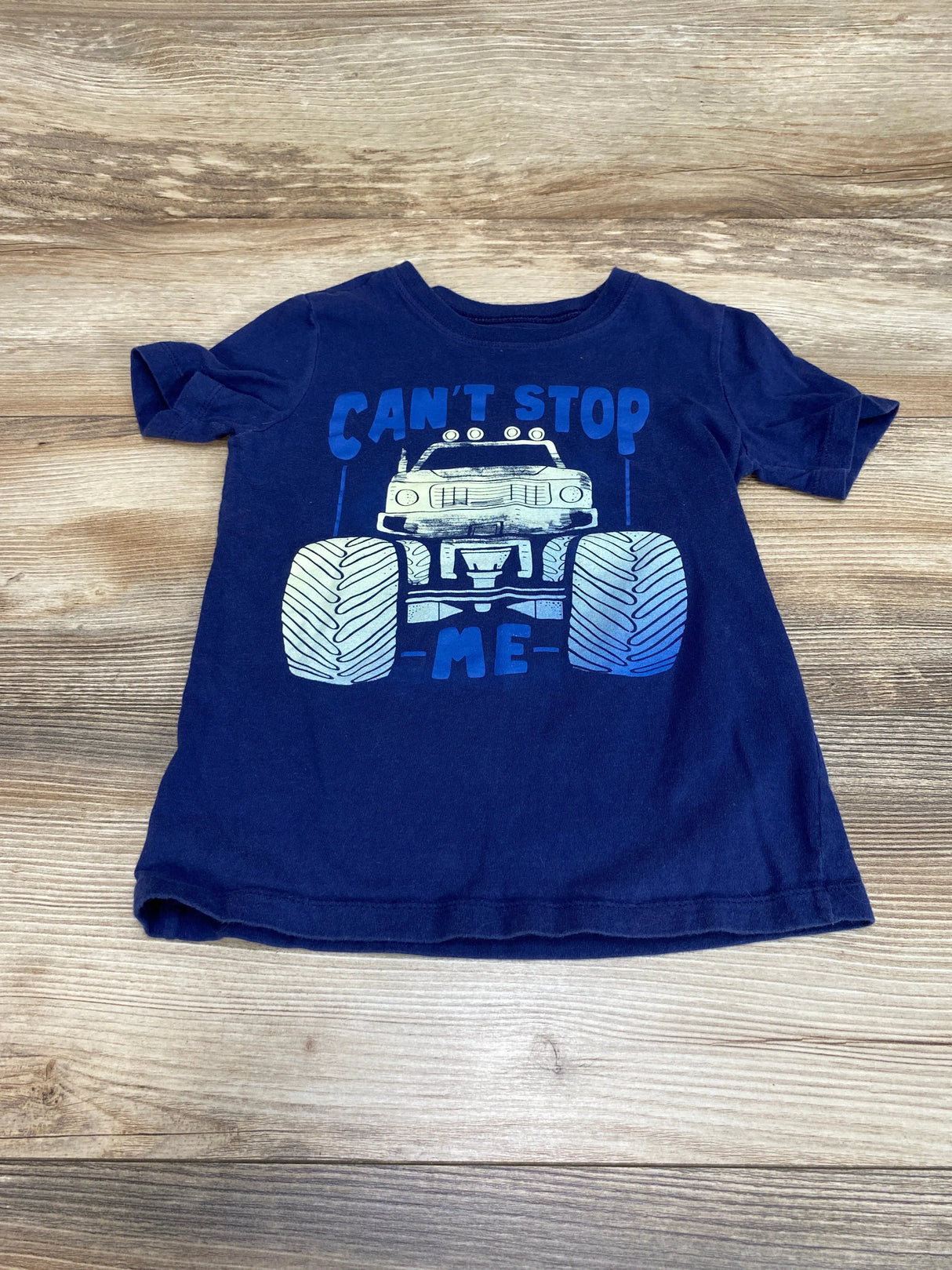 Oshkosh Can't Stop Me Shirt Blue sz 4T