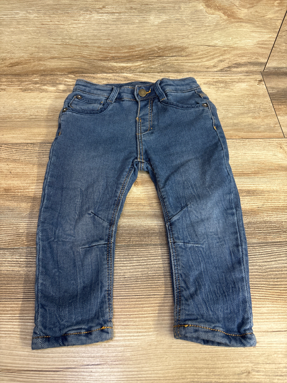 Zara Denim Lined Jeans Blue sz 18-24m