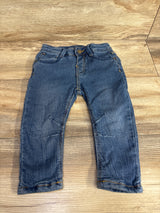 Zara Denim Lined Jeans Blue sz 18-24m