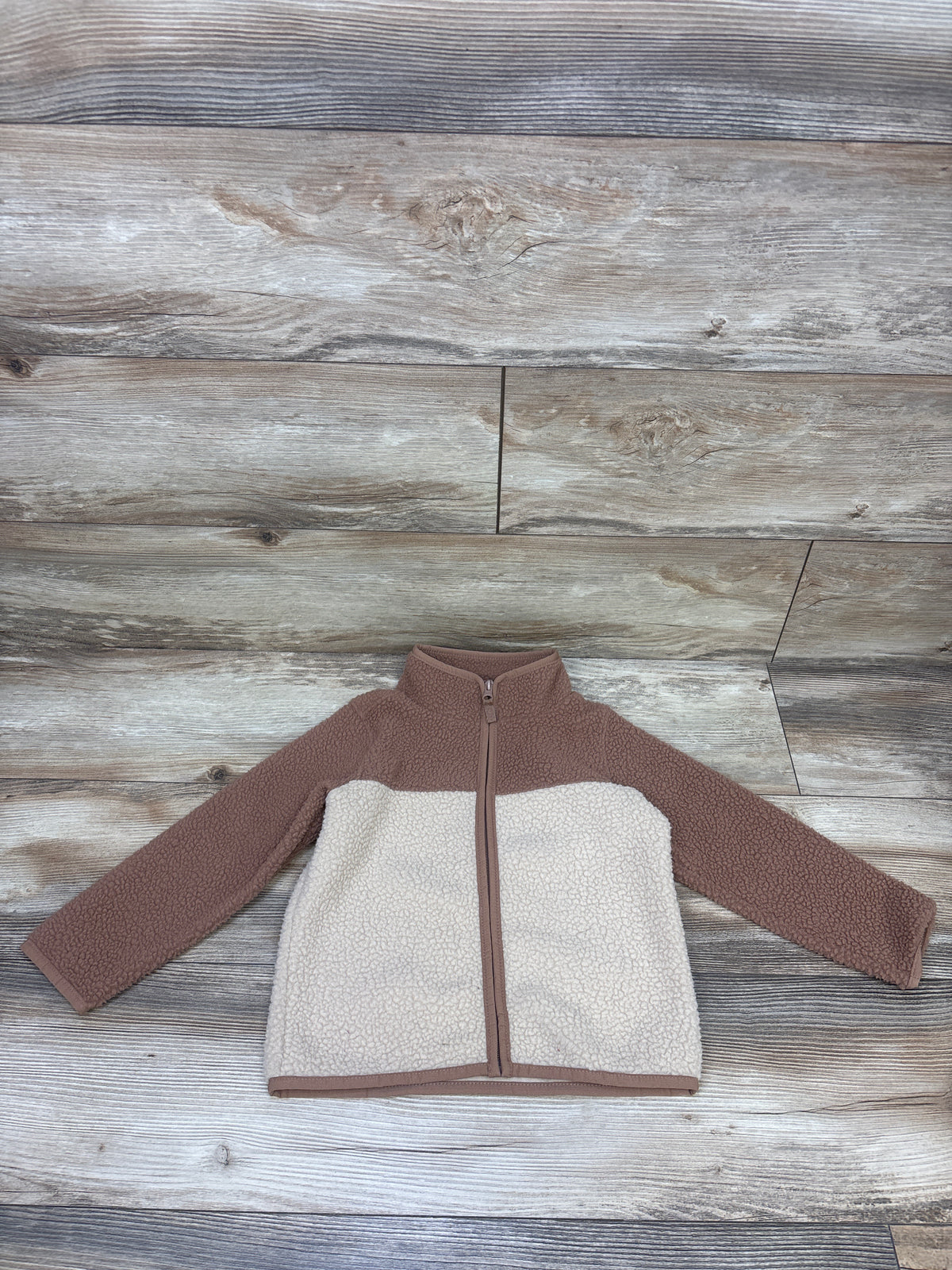 Oshkosh Sherpa Full-Zip Jacket Brown sz 4T