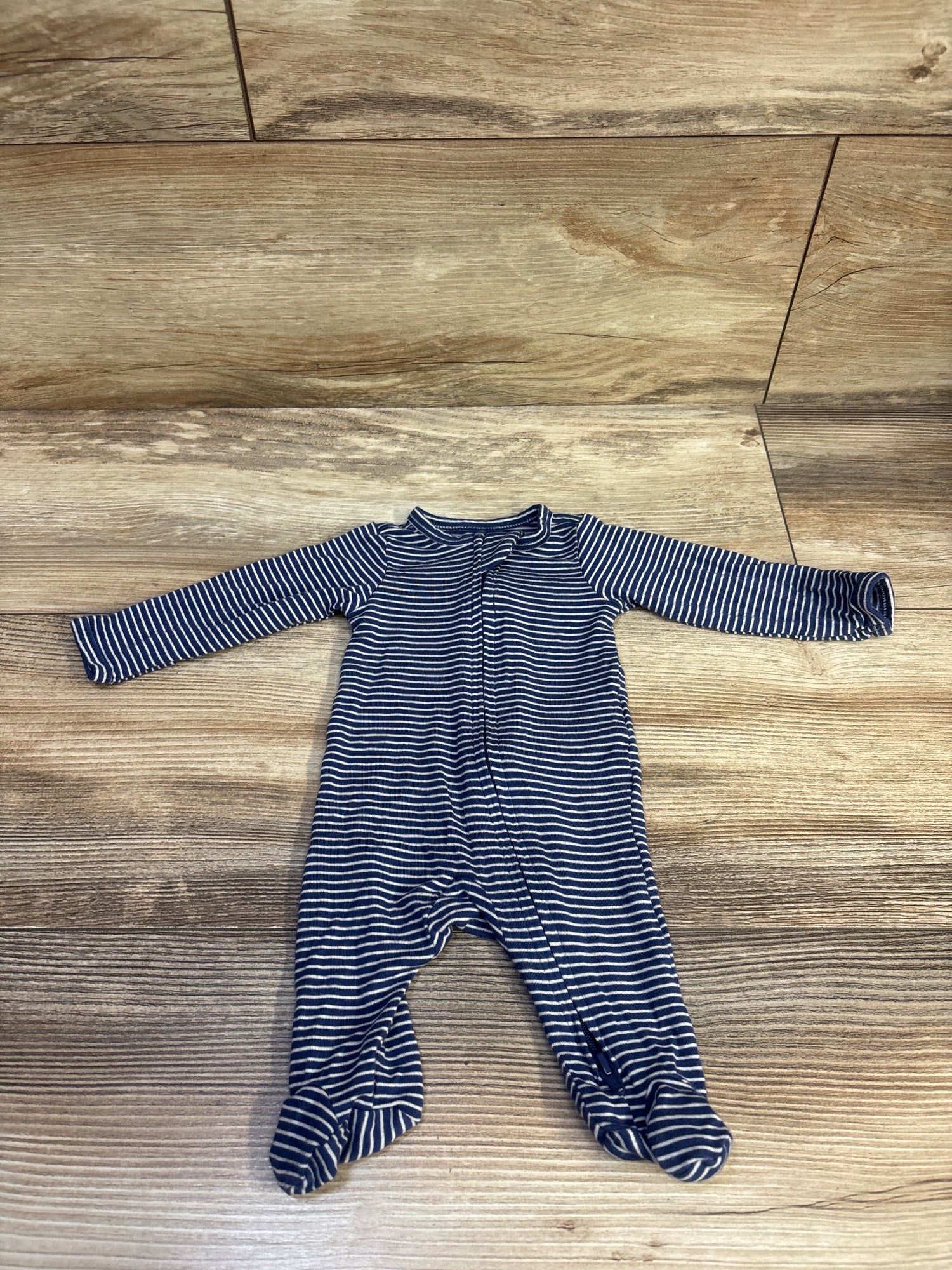 Child Of Mine Striped Viscose Sleeper Navy sz Preemie