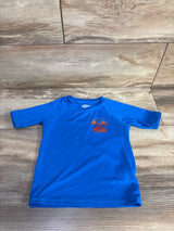 Lands' End Catch The Wave Rash Guard Shirt Blue sz 3T