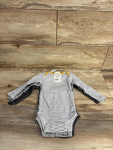 NEW Gerber 3pk Hello Little Friend Bodysuit Set Brown sz 3-6m