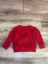 Disney x Jumping Beans Mickey Mouse Christmas Sweatshirt Red sz 4T