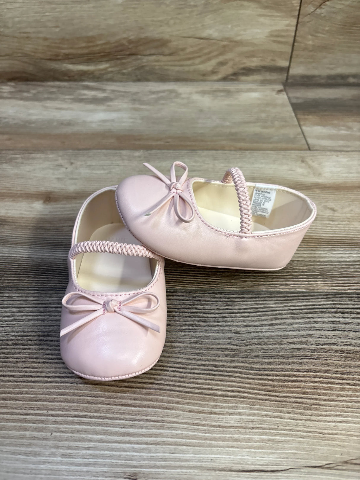 Janie & Jack Bow Soft Sole Ballet Flats Pink sz 5c