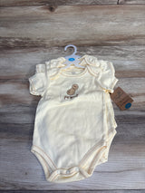 NEW Touched By Nature 3pk Bodysuits Yellow sz 6-9m