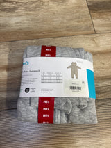 NEW Carter's Quilted Hooded Coverall Grey sz 18m