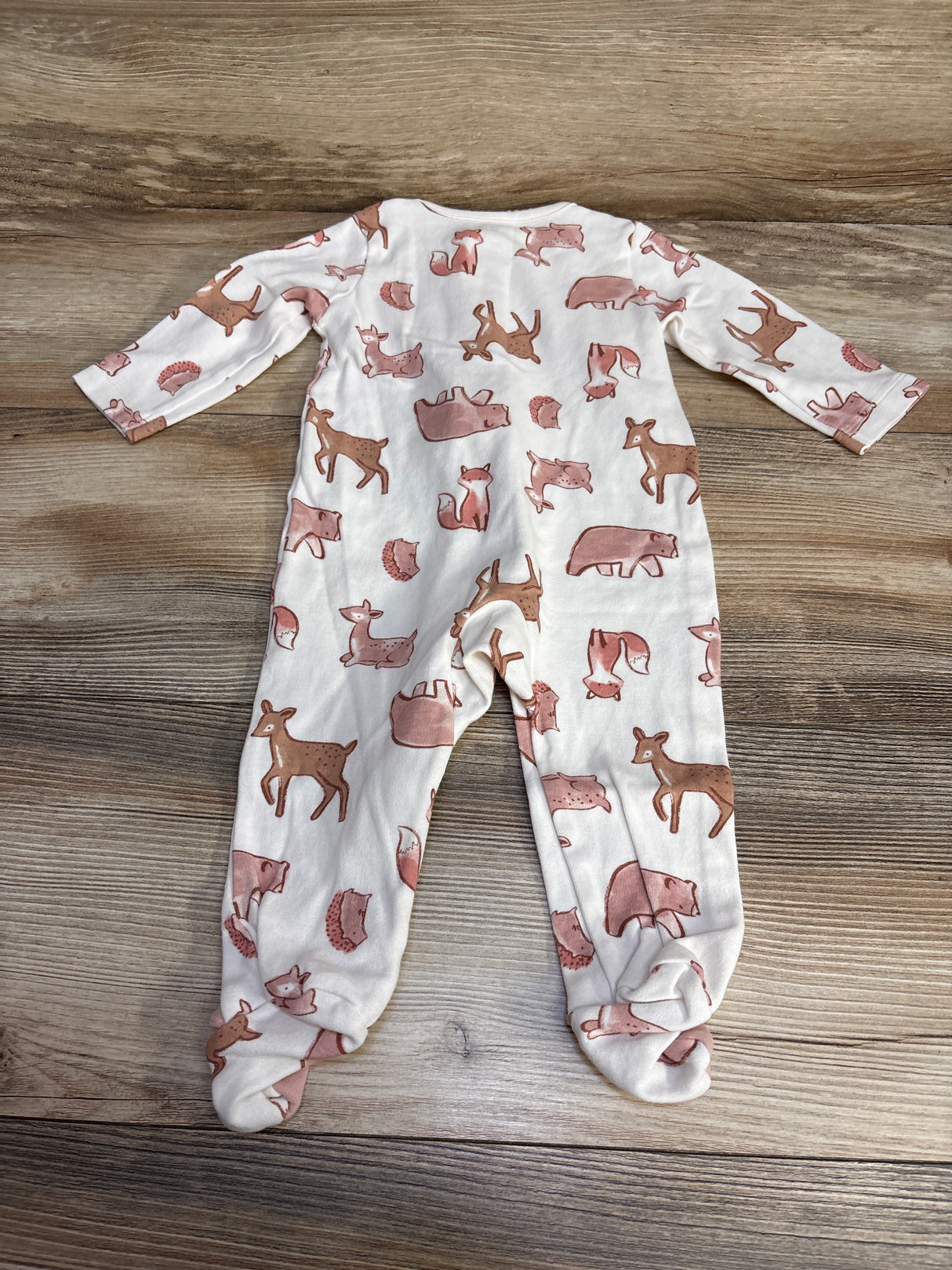 Carter's Animal Print Sleeper White sz 6m