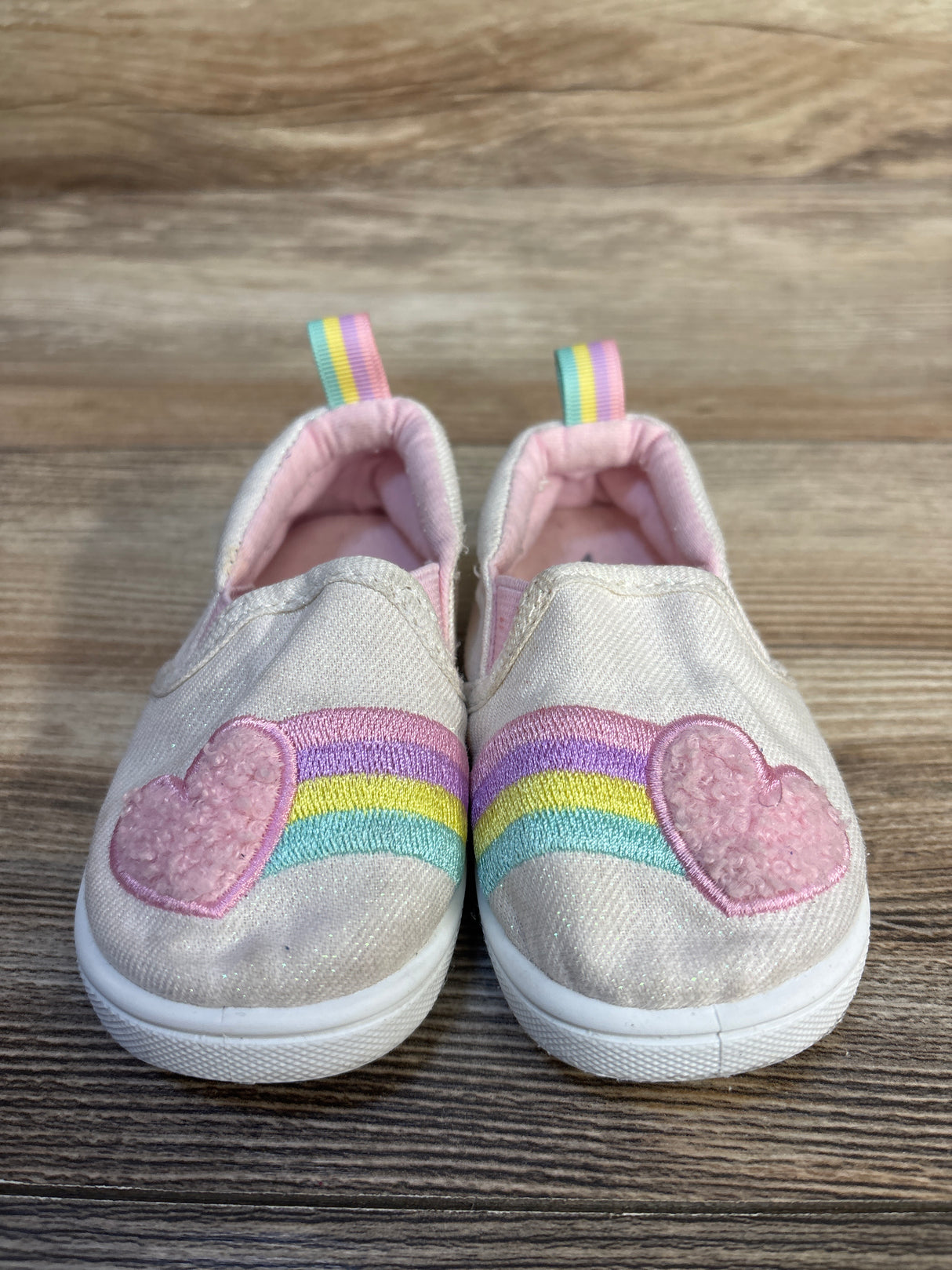 Wonder Nation Casual Canvas Sneakers Pink sz 4c